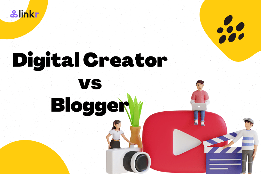 Digital creator vs blogger