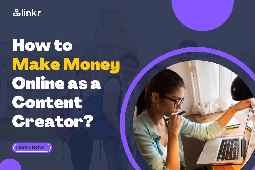 how to make money online as a content creator