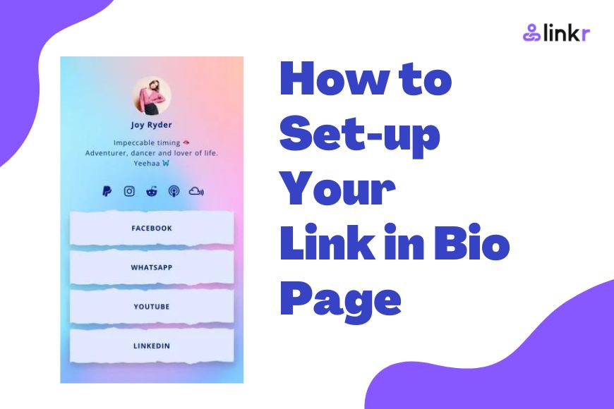 how to set up link in bio page