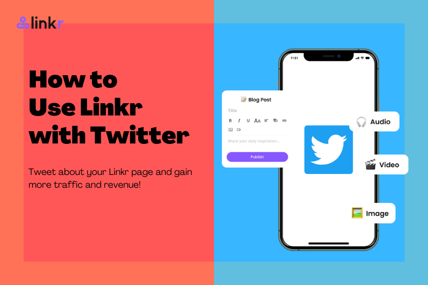 How to use Linkr with twitter banner