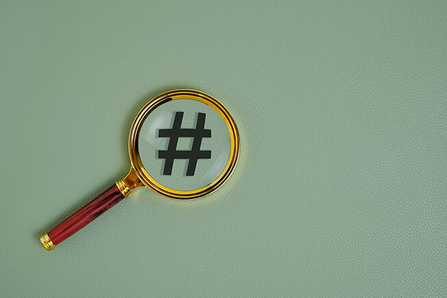  Research relevant hashtags