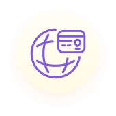 Sell global, pay local.