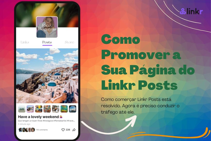 Como Promover a Sua Página Linkr Posts