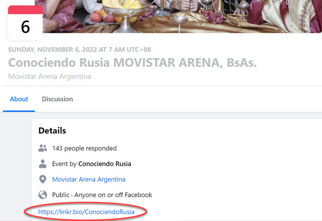 Criar eventos no Facebook