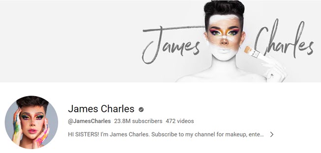 Criador Digital 10: James Charles