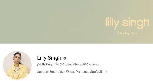 Criadora Digital 1: Lilly Singh