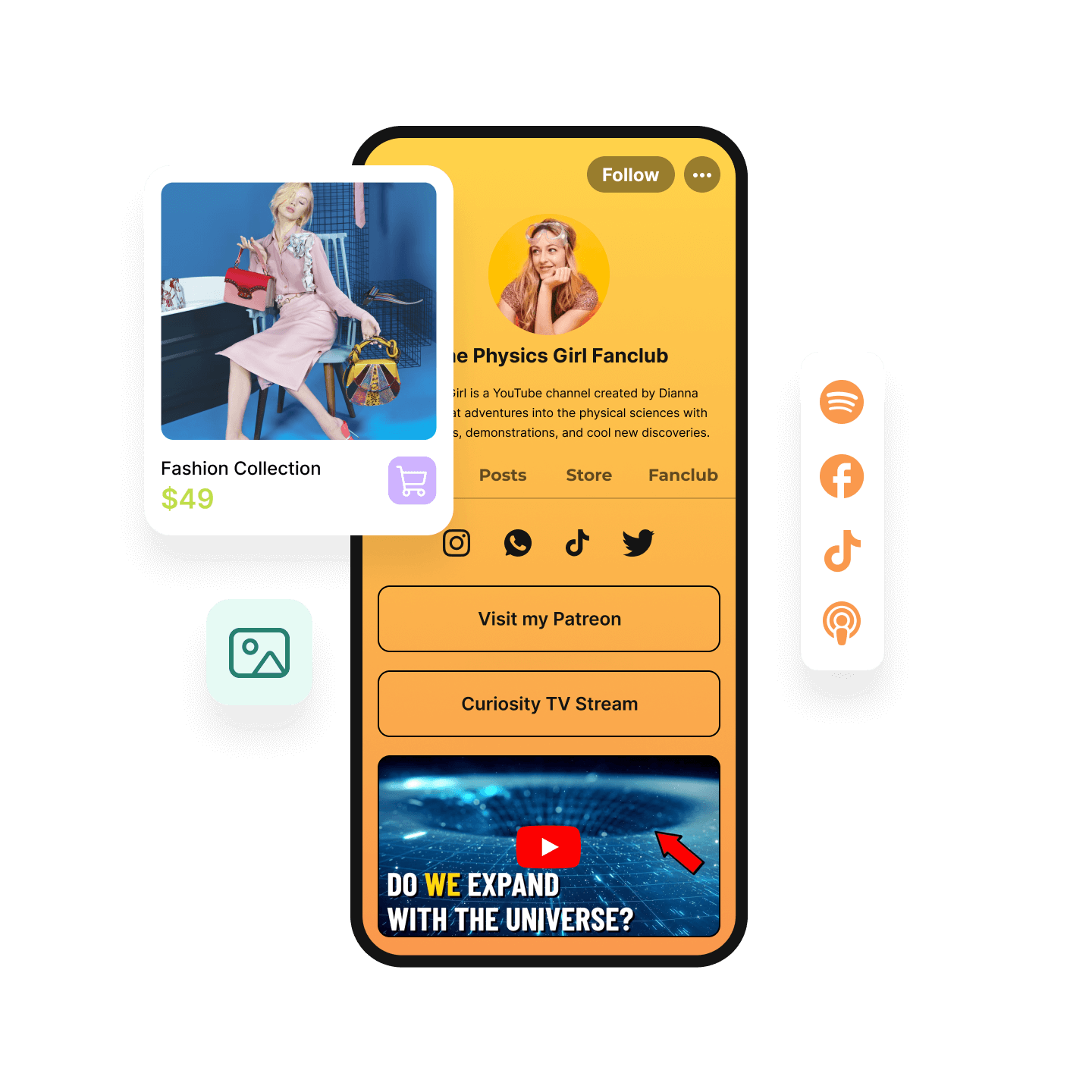 Your link in bio designed to share, connect, and convert.